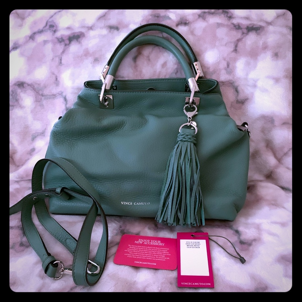 Vince Camuto Leather Satchel